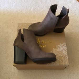 Altar’d State Side Slit Heel Booties